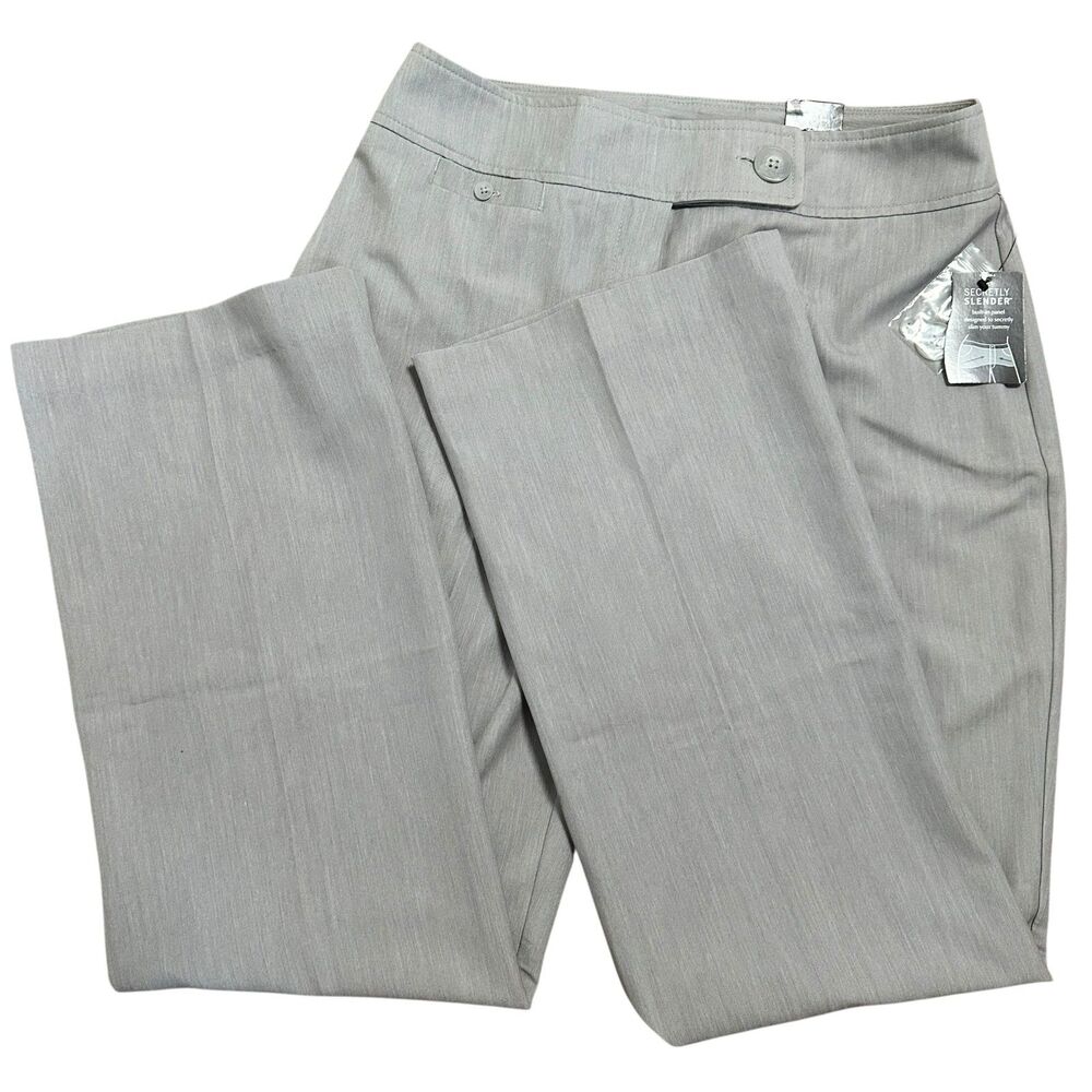 East 5th Secretly Slender Light Heather Gray Size 10 Slacks Pants NWT